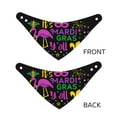 thumbnail image 3 of Sikiie Mardi Gras with Flamingo Dog Bandanas-Dog Scarf Bib Kerchief Breed for Dogs and Small for Pets Gift-Medium, 3 of 5