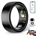 thumbnail image 1 of Monitor de salud y sueño Smart Ring SSPATIOS para iOS y Android, negro, 1 of 6