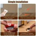 thumbnail image 3 of Door Stop Magnetic Door Stoppers for Bottom of Door, Heavy Duty Stainless Steel, Wall Floor Mount, Indoor Outdoor Magnetic Door Holder Door Catch, Bronze, 3 of 8