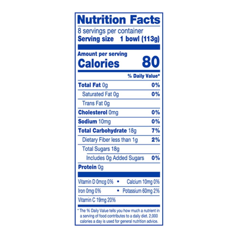 Kroger Mandarin Orange Cups in 100% Juice 8 ct / 4 oz - 5 Pack