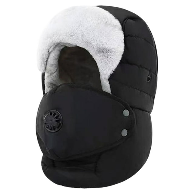 Thermal Winter Hat With Detachable Breathable Face For Outdoor Adventure And Indoor Comfort