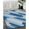 thumbnail image 2 of Ahgly Company Indoor Rectangle Patterned Light Blue Novelty Area Rugs, 5' x 7', 2 of 6