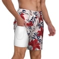 thumbnail image 6 of Rocae Lilies Flowers for Men's Swim Trunks Quick Dry With Two Side Pockets and One Lined Patch PocketSmall, 6 of 9