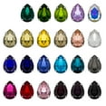 thumbnail image 4 of EeaseCA 50pcs 13x18mm Crystal Claw Glass Rhinestones DIY Sewing Rhinestones Water Drop Sew On Claw Rhinestones Teardrop for Garment (Mixed Color), 4 of 7
