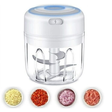 Vanelc Handheld Cordless Electric Food Chopper, Silver