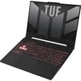 thumbnail image 5 of ASUS TUF A15 Gaming Laptop 15.6" FHD IPS 144Hz Anti-Glare Display, AMD Octa-Core Ryzen 7 6800H Processor 16GB DDR5 512GB SSD NVIDIA GeForce RTX 3050 Ti 4GB RGB Backlit Keyboard Dolby HDMI Win11 Black, 5 of 7