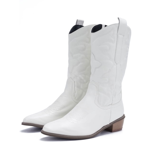 Zapatos occidentales para mujer Botas de vaquero Rodeo Botas de montar a la moda