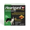 Heartgard Plus Chew for Dogs, 26-50 lbs, (Green Box), 6 Chews, (6 Months Supply)