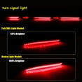 thumbnail image 6 of GTINTHEBOX Smoked Rear Bumper Reflector LED Tail Brake Signal Lights For 2015-2022 Chrysler 300, 6 of 11