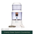 thumbnail image 4 of Santevia Gravity Water System Filter | at Home Water Filter That Makes Water Alkaline and Adds Minerals | Chlorine and Fluoride Filter (Countertop Model), 4 of 6