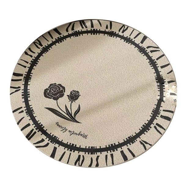 Alfombras de baño, alfombras para sala de estar, alfombra de área, alfombra de baño, alfombra redonda, manta para mesa de centro, manta para dormitorio, manta para mesita de noche, alfombra para meced