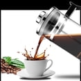 thumbnail image 2 of Double-Layer Stainless Steel Coffee Can Multi Function Coffee Pot Press Tea Kettle Manual Coffee Infuser for Home (600ml), 2 of 9