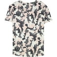thumbnail image 2 of L.A.M. Womens Villa Relaxed Basic T-Shirt, Pink, Small, 2 of 2