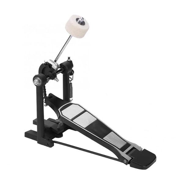 Double Bass Drum Pedal, Black Color,  Single Alloy Chain Drives, Fast Rebound, Adjustable Hinge System, Stable Metal Plate