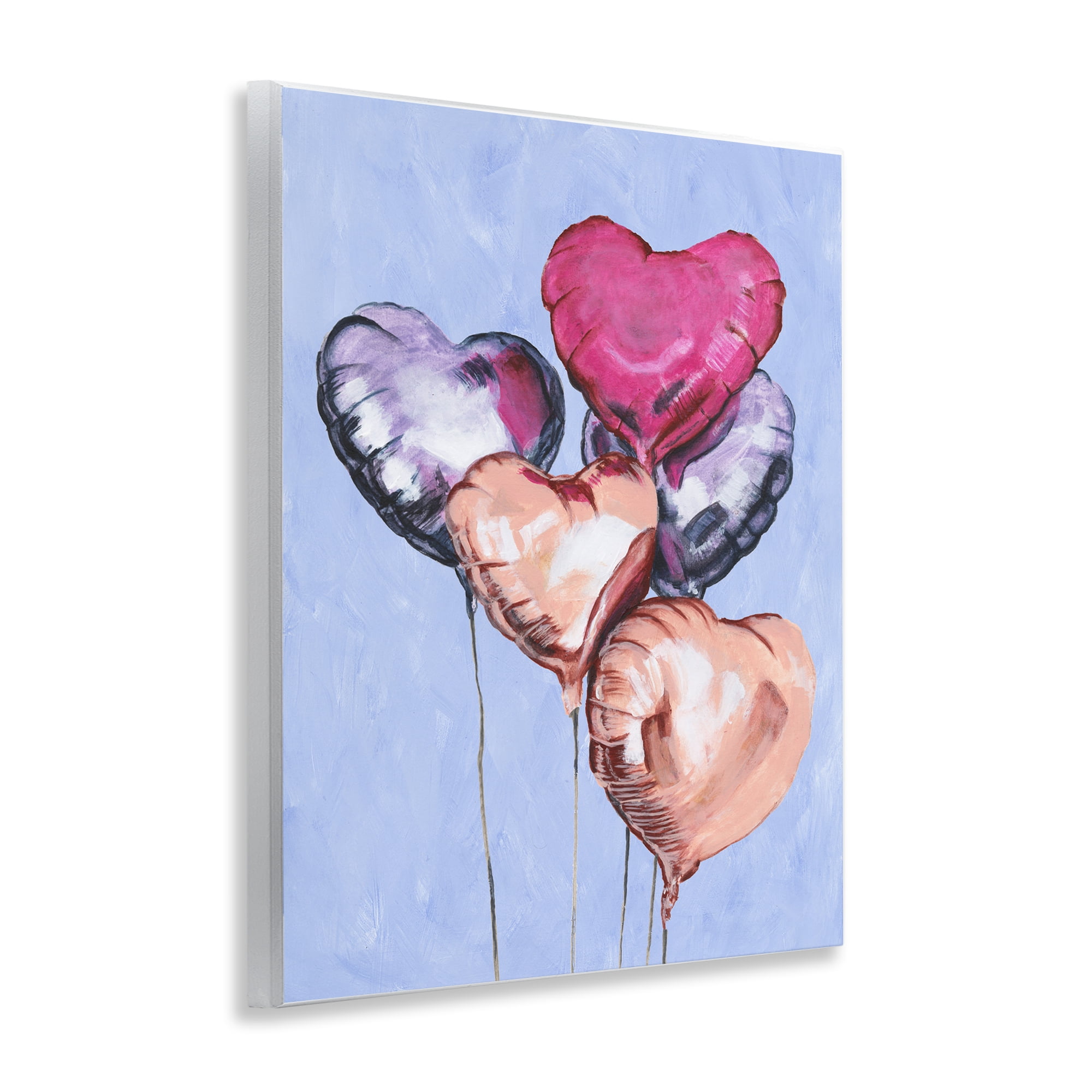 Stupell Industries Vibrant Heart Balloons Wall Plaque Art, design by Michael Willett