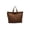 Brown, variant on HOZVOMI Large Capacity Canvas Tote Bag for Women - Versatile Shoulder and Crossbody Handbag for Work, School, Travel, and Shopping with Secure Zipper Closure