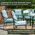 thumbnail image 5 of Hanover Lavallette 7-Piece Outdoor Dining Set in Ocean Blue, LAVDN7PC-BLU, 5 of 15