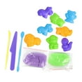 thumbnail image 3 of Juego de arena para niños estimula la imaginación mantiene la seguridad húmeda arena de juego de colores para niños juego de animales actualizado 10,6 oz, 3 of 5