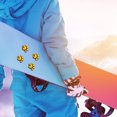 thumbnail image 3 of 4Pcs Snowboard Nonslip Stickers Snowboard Adhesive Cushions Nonslip Snowboard Accessory, 3 of 9