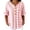 Pink, variant on Shirts Short Sleeve Tops Women Plaid Striped Notch V Neck Button Henley Ruffle Summer Casual Going Out (Yellow, L)