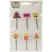 Emoji Love Decoration Clips 6/Pkg-