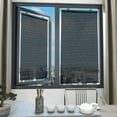 thumbnail image 3 of 2 Pack Blackout Roller Shades With 6 Pcs Suction Cups Retractable Portable Window Cover, 3 of 3