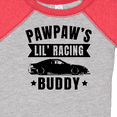 thumbnail image 4 of Inktastic Pawpaw's Lil' Racing Buddy with Car Silhouette Boys or Girls Baby Bodysuit, 4 of 5