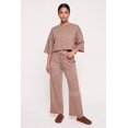 thumbnail image 2 of Women's Acid Wash Oversized Cropped Raw Hem Sweatshirt, 2 of 4
