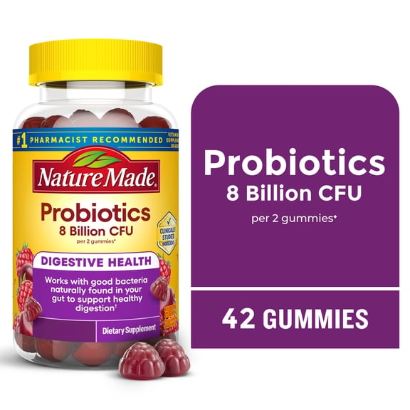 Nature Made Digestive Probiotics Gummies, 42 Count