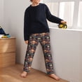 thumbnail image 5 of Yiaed Skulls and Flowers Print Teenagers' Lounge Pants, Loose PJ Bottoms, Long Pajama Pants for Men-XS(5-6), 5 of 6