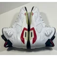 thumbnail image 4 of Ni - ke NEW SIZE 10 MENS - Ni - ke AIR JORDAN 6 RETRO "BULLS" (2010) WHITE/RED/BLACK, 4 of 5