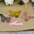 thumbnail image 1 of Adornos para cupcakes de acrílico con forma de mariposa y feliz cumpleaños para fiestas, disco de acrílico con espejo grabado para decoración de cupcakes DIY (multicolor), 1 of 5
