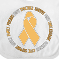 thumbnail image 4 of Inktastic Word Circle-childhood Cancer Awareness Boys or Girls Baby Bib, 4 of 4