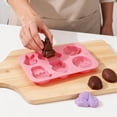thumbnail image 4 of Easter Chocolate Egg Rabbit Bunny Shaped Mould For Chocolate Fondant Non Stick Rabbit Baking For DIY Candy Cookies Easter Party, 4 of 6