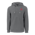 thumbnail image 2 of Men's Cutter & Buck  Gray Nebraska Huskers Alumni Logo Roam Eco Recycled Half-Zip Pullover Hoodie, 2 of 3