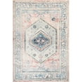 thumbnail image 2 of nuLOOM Chase Faded Vintage Medallion Area Rug, 8' x 10', Light Pink, 2 of 9