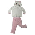 thumbnail image 2 of Paquete 3 Conjuntos con Gorro Bordado Unicornio, Gatita, Osita Talla 3 aÃ±os Kiss Pijamas, 2 of 5