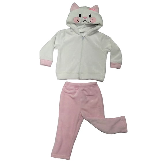 Conjunto Chamarra con Gorro Bordado Kiss Gatita Baby Kisses Conjunto2801