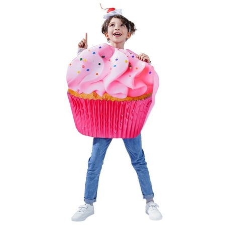 Dress Up America Cupcake Costume for Kids - Sugar Sweet Pink Cupcake Costume