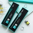 thumbnail image 3 of Glass Dip Pen Set with Ink & Pen Rest Handmade Calligraphy Pen for Lettering Journaling Drawing Smooth Writing Elegant Gift for Artists Students, 3 of 8