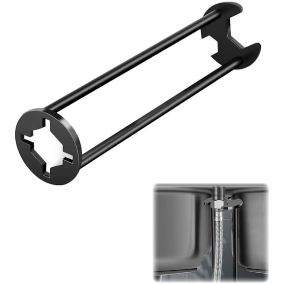 1PC Basin Wrench, 2026 New Multifunctional Sink Wrench Faucet Tool Plumbers Tool for Under Basin Sink Tight Spaces Kitchen Bathroom Home (A)