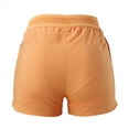 thumbnail image 4 of Sngxgn Soft Comfy Activewear Lounge Shorts with Pockets and Drawstring for Women(Orange,XXL), 4 of 4