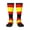 3 Black, variant on German Flag Germany Knee High Socks for Women Long Leg Warmers Socks