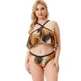 thumbnail image 1 of Trajes de baño de una pieza de talla grande para mujer Trajes de baño para mujer Traje de baño sexy con escote halter con cordones Traje de baño XL-4XL Zhivalor CZYZ-ZC339-9, 1 of 6