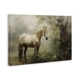 thumbnail image 4 of Stupell Industries Horse in Forest Woods Landscape Painting Gallery Wrapped Canvas Art Print Wall Art, 24 x 16, 4 of 8