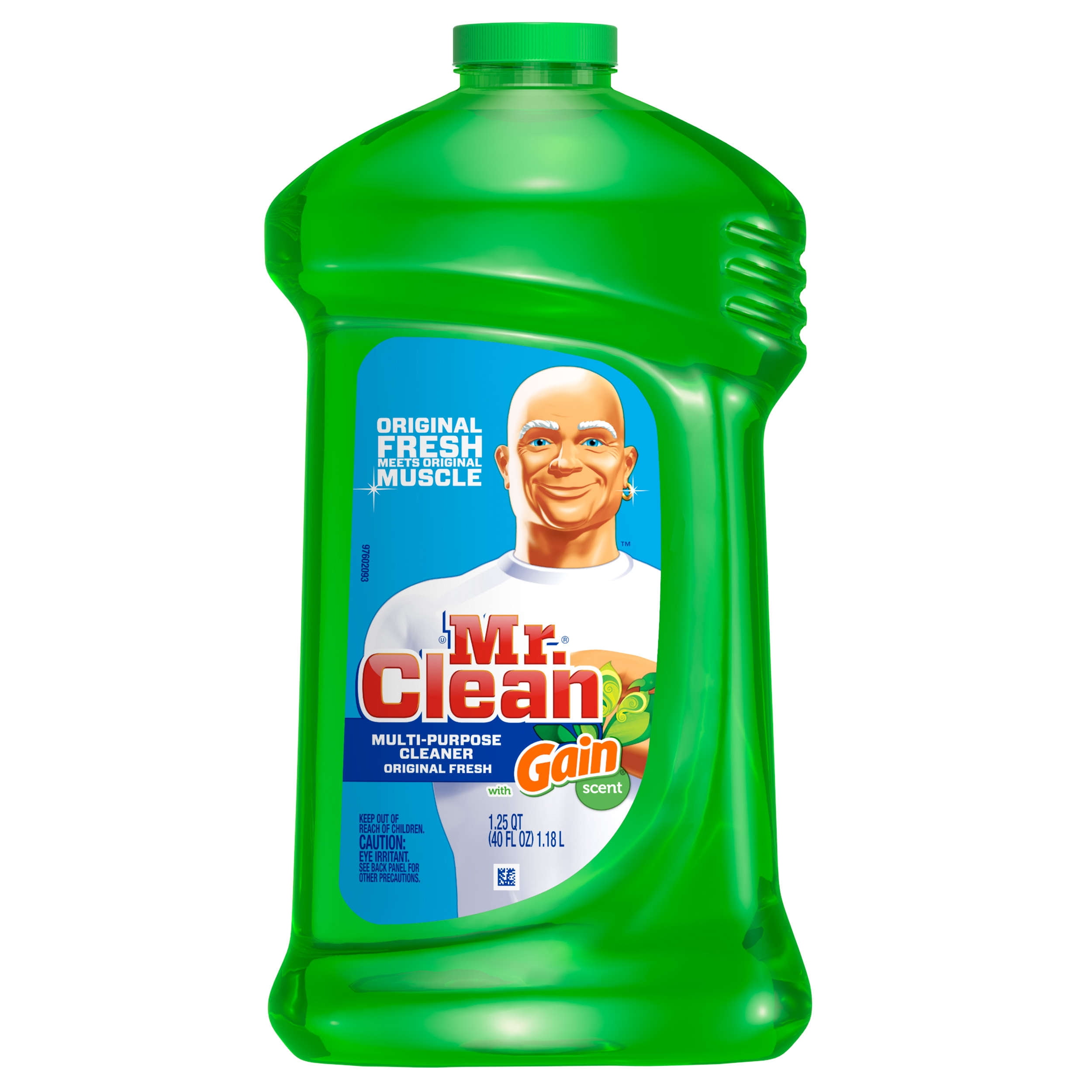 Mr. Clean with Gain MultiSurface Cleaner, Original Fresh Scent, 40 oz