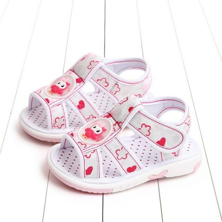 

Water Sandals Kids Girls Sandles Fashionable Kid Sandals Sandals Boys Infant Sandals Girls Comfy Girls Sandals Girls Kids Baby Comfort Soft Flat Sandals White 19