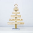 thumbnail image 4 of Wooden Christmas Tree Letters Colored Drawing letter tree Christmas Table Decor Unique Xmas Decorative Acessories, 4 of 9