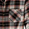 thumbnail image 5 of Legendary Whitetails Women's Cottage Escape Flannel Long Sleeve Plaid and Solid Color Clothes for Women, Fitted Button Down, 5 of 6