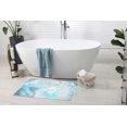 thumbnail image 5 of Very Beautiful Natural Luxury Bath Rugs 16x24 Inch Non Slip Bath Mat Quick Dry Super Absorbent Thin Bath Rug Fit Under Door Washable Bath Floor Rugs for Bathroom Bathtub Shower Sink,Multi 1, 5 of 6